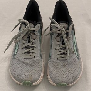 Altra Torin 6 Running Gray and Sea Foam Green Athletic Shoes Wide Toe Box
